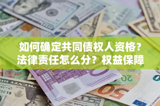 北京如何确定共同债权人资格？法律责任怎么分？权益保障技巧揭秘！