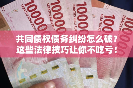 北京共同债权债务纠纷怎么破？这些法律技巧让你不吃亏！