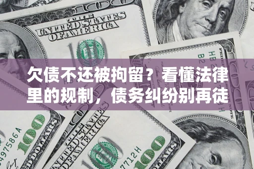 北京欠债不还被拘留？看懂法律里的规制，债务纠纷别再徒劳奔波