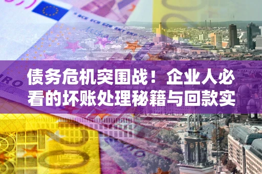 北京债务危机突围战！企业人必看的坏账处理秘籍与回款实战指南